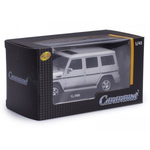 Mercedes-Benz G-Class G500 серебристый 1/43, арт.30182