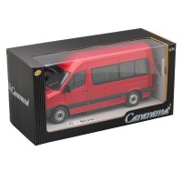 Volkswagen Crafter Bus красный 1/24, арт.30183