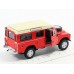 Land Rover Series 109 красный с бежевой крышей 1/43, арт.7868