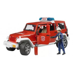 Внедорожник Jeep Wrangler пожарный, с фигуркой, арт. 02528