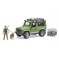 Внедорожник Land Rover Defender с фигуркой и собакой, арт. 02587