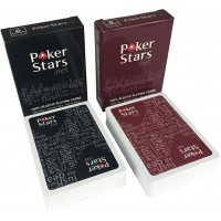 Карты игральные Poker Stars (2 колоды), пластиковые