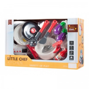 Little Chef Kitchen Игрушечная посуда с продуктами, арт.BC9006