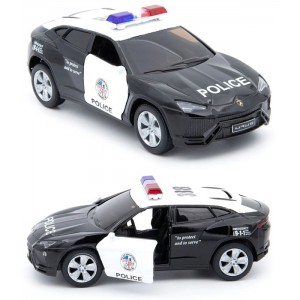 Lamborghini URUS (Police) 1:38 (черная), арт.КТ5368/3