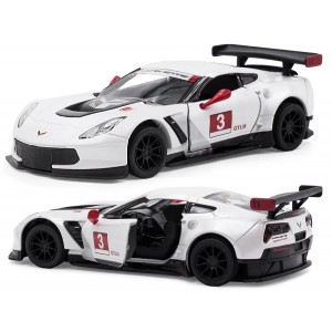 Corvette C7. R Race Car 2016 1:36 (белая), арт.КТ5397/2