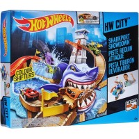 Трек Hot Wheels Атака акулы с меняющимся цветом, арт.BGK04