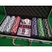 Набор для покера в алюминиевом кейсе, 300 фишек (с номиналом)