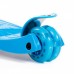 Детский самокат со складной ручкой голубой, арт.0072C-V(Г)