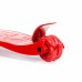 Детский самокат со складной ручкой красно-чёрный, арт.0072C-V(К-Ч)