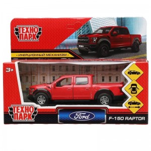 Ford F150 Raptor красный, арт.F150RAP-12-RD