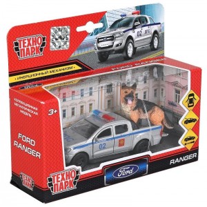 Ford Ranger полицейский пикап с собакой, арт.SB-18-09-FR-P+DOG-WB